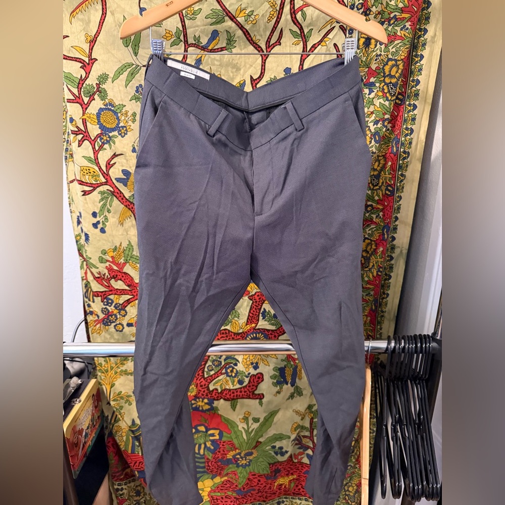 Men's Gray/Black Dress Pants